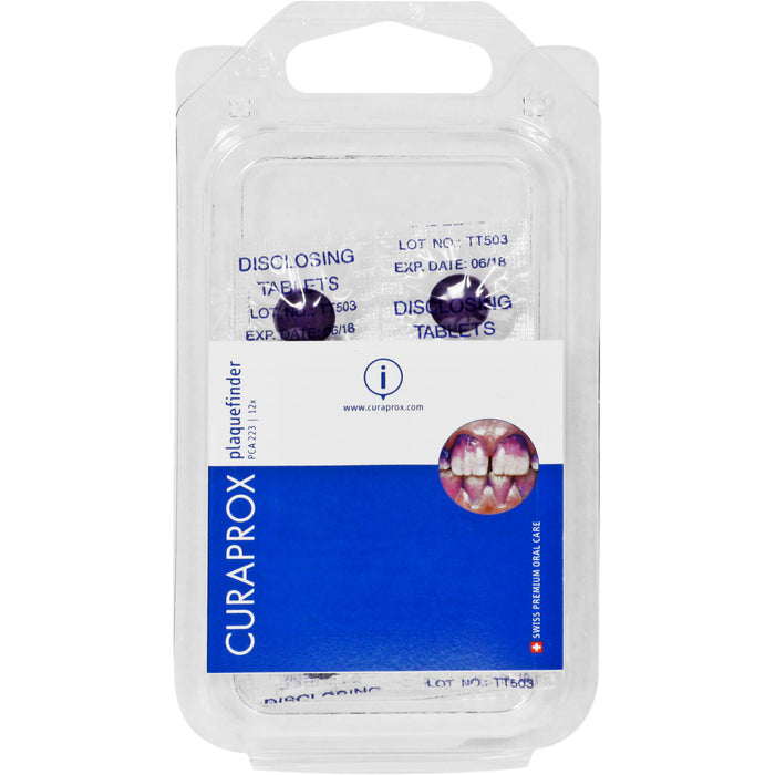 CURAPROX PCA 223 Plaque Färbetabletten, 12 St 