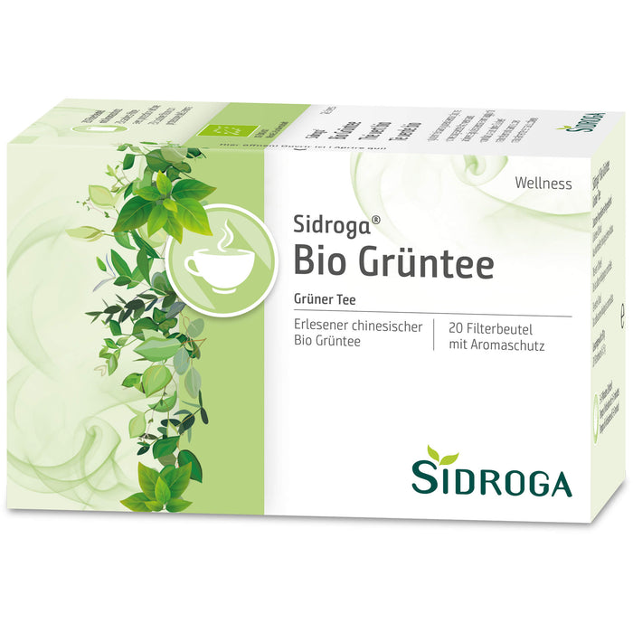 Sidroga Wellness Bio Grüntee, 20 pcs. Filter bag