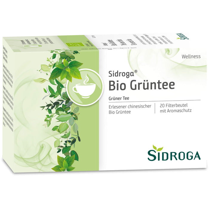 Sidroga Wellness Bio Grüntee, 20 pcs. Filter bag