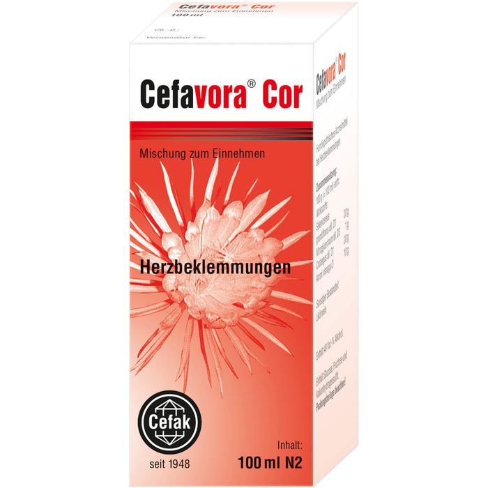 Cefavora Cor Mischung bei Herzbeklemmungen, 100 ml Solution