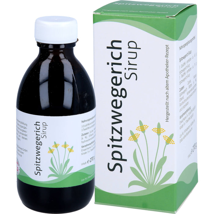 Bios Spitzwegerich Sirup zur Linderung von Reizhusten, 200 ml Lösung