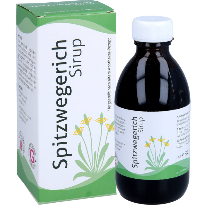 Bios Spitzwegerich Sirup zur Linderung von Reizhusten, 200 ml Solution