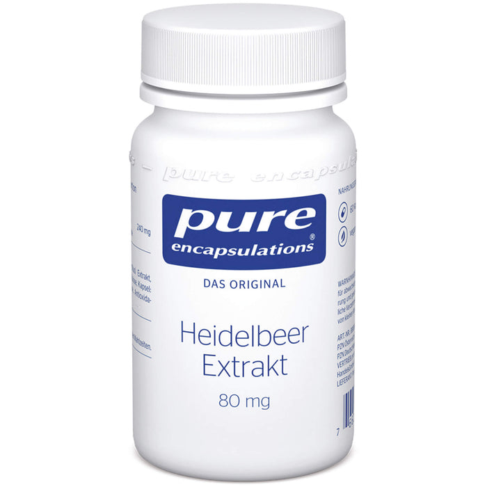 Pure Encapsulations Heidelbeer-Extrakt Kapseln, 60 St. Kapseln