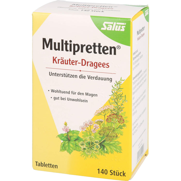 Multipretten Kräuter-Dragees Salus, 140 St UTA