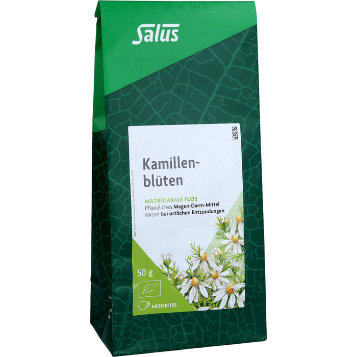 Salus Kamillenblüten Bio bei Magen-Darm-Beschwerden und Erkältungen, 50 g Tea