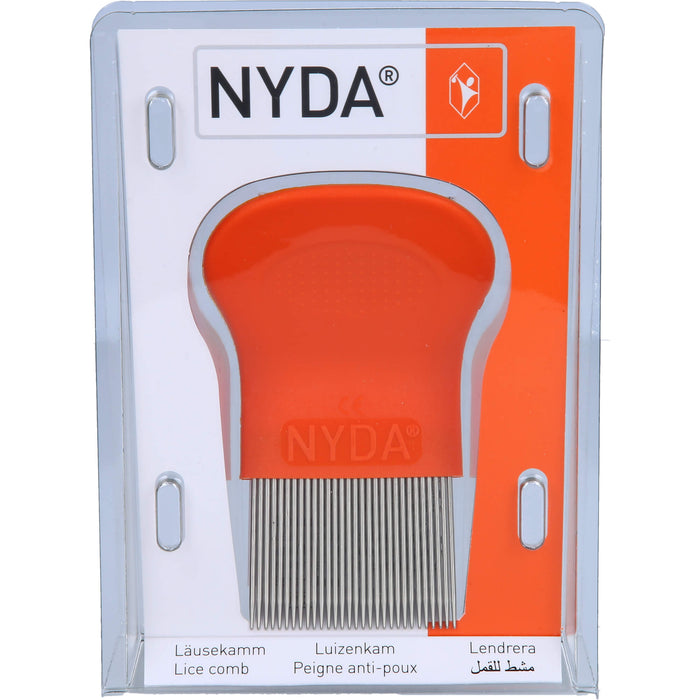 NYDA  Läuse- und Nissenkamm Metall, 1 pcs. Comb