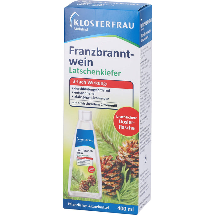 Klosterfrau Franzbranntwein Dosierfl.Latschenkief., 400 ml Solution