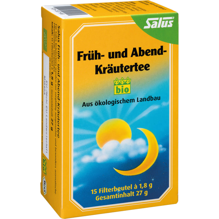 Salus Früh- und Abend-Kräutertee bio, 15 St. Filterbeutel