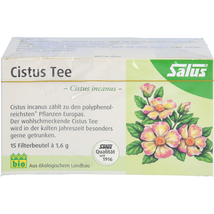 Salus Cistus Kräutertee bio, 15 St. Filterbeutel