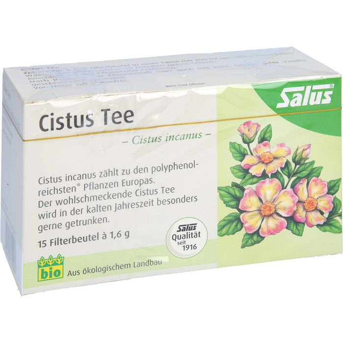 Salus Cistus Kräutertee bio, 15 St. Filterbeutel