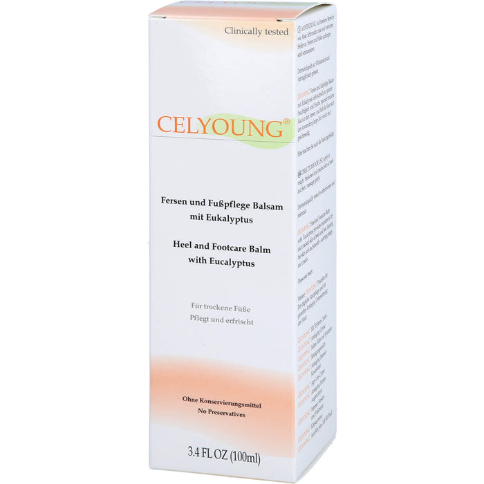 CELYOUNG Fersen und Fußpflege Balsam mit Eukalyptus, 100 ml Crème