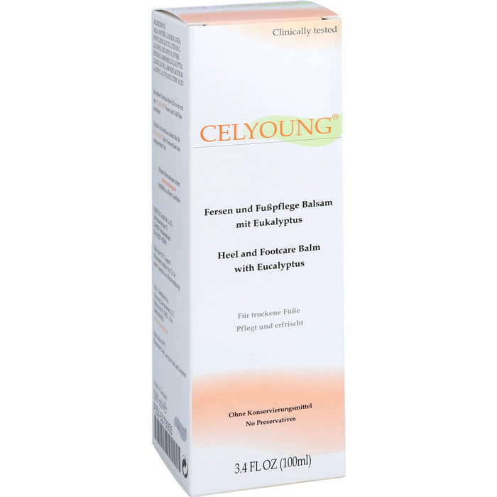 CELYOUNG Fersen und Fußpflege Balsam mit Eukalyptus, 100 ml Crème