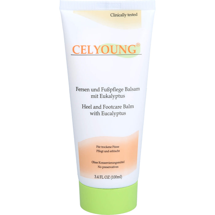 CELYOUNG Fersen und Fußpflege Balsam mit Eukalyptus, 100 ml Crème