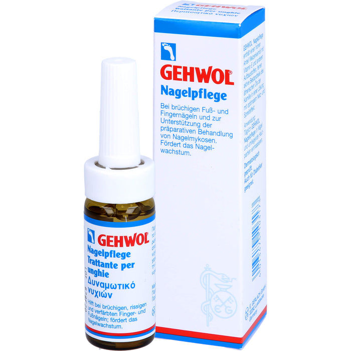GEHWOL Nagelpflege bei brüchigen Fuß- und Fingernägeln, 15 ml Solution