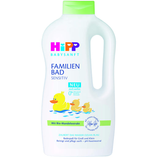 Hipp Babysanft Familien-Bad Lösung Badespaß für Groß und Klein, 1000 ml Lösung