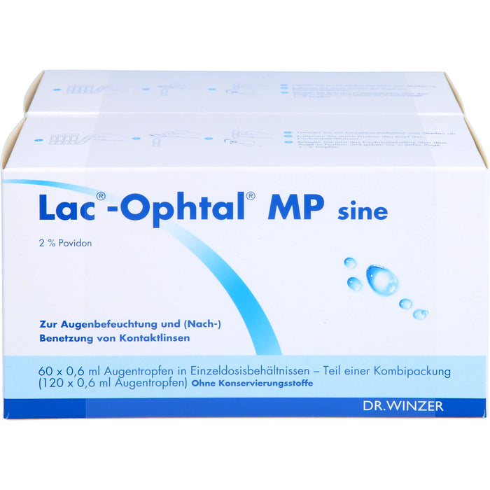 Lac-Ophtal MP sine Lösung, 120 pc Pipettes à dose unique