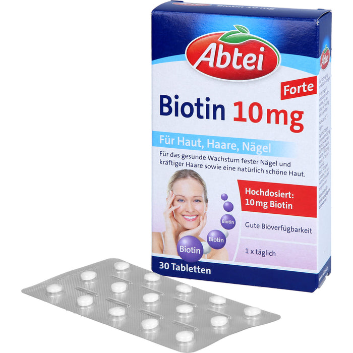 Abtei Biotin 10mg, 30 pcs. Tablets