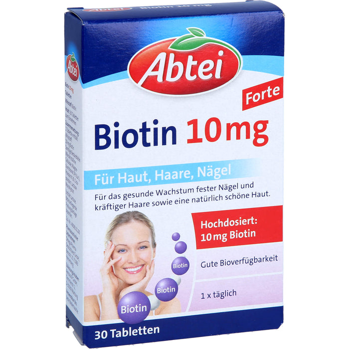 Abtei Biotin 10mg, 30 pcs. Tablets