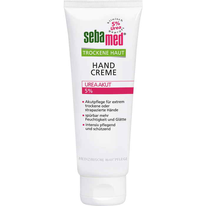 Sebamed 5% Urea Akut Handcreme für trockene Haut, 75 ml Crème