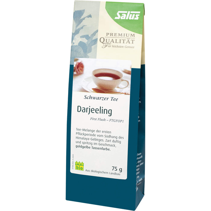 Salus Darjeeling schwarzer Tee, 75 g Tea