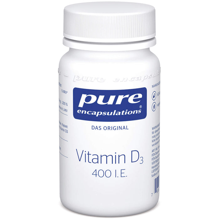 PURE ENCAPSULATIONS Vitamin D3 400 I.E., 60 St KAP