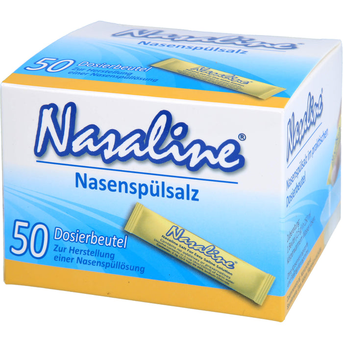 Nasaline Nasenspülsalz, 50 pcs. Sachets