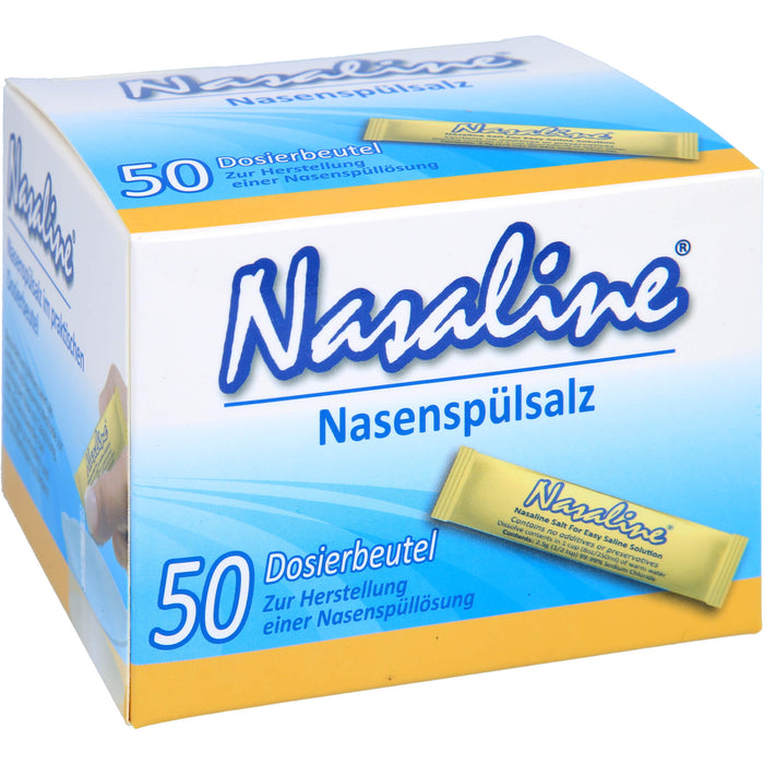 Nasaline Nasenspülsalz, 50 pcs. Sachets