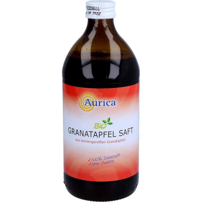 Aurica Granatapfel Bio Direktsaft, 500 ml Solution