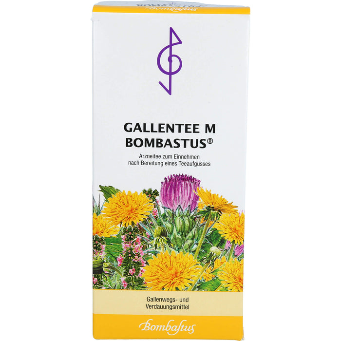 Bombastus Gallentee M zur Unterstützung bei nichtentzündlichen Gallenblasenbeschwerden, 100 g Tee