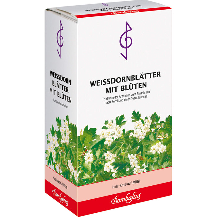 Bombastus Weißdornblätter mit Blüten Herzmittel, 90 g Tee