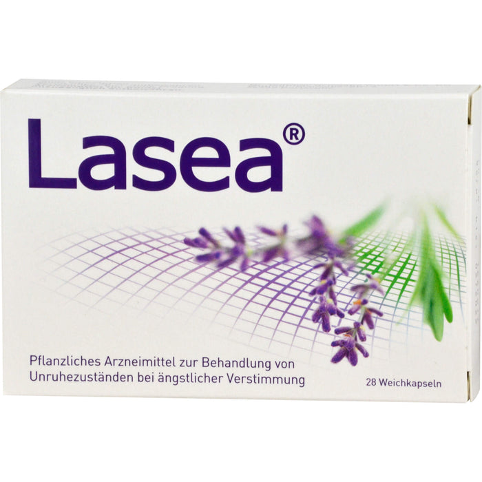 Lasea Weichkapseln gegen Unruhezustände bei ängstlicher Verstimmung, 28 pc Capsules