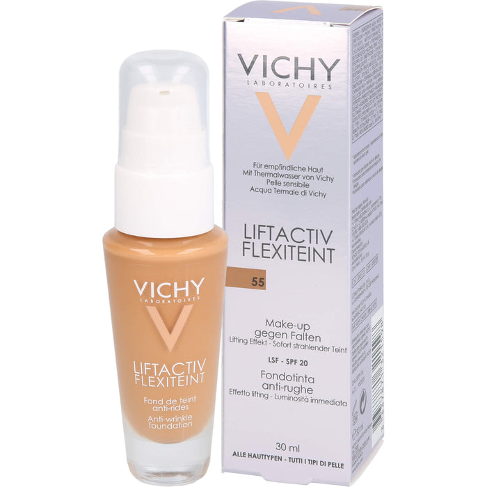 VICHY Liftactiv Flexiteint Anti-Falten Foundation 55 Bronze, 30 ml Lösung