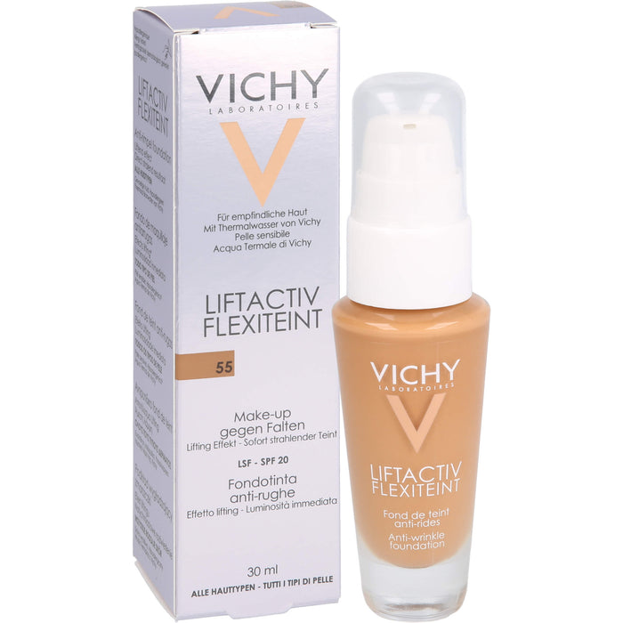 VICHY Liftactiv Flexiteint Anti-Falten Foundation 55 Bronze, 30 ml Solution