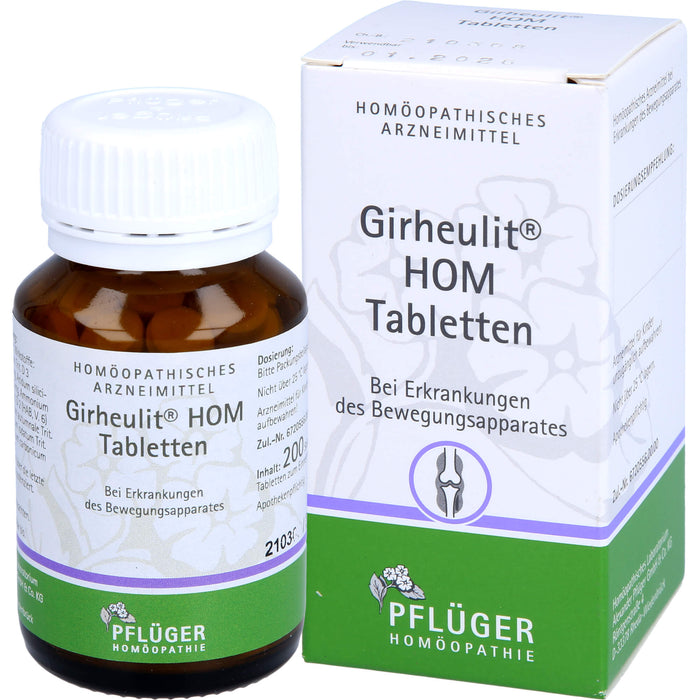 Girheulit HOM Tabletten bei Erkrankungen des Bewegungsapparates, 200 St. Tabletten