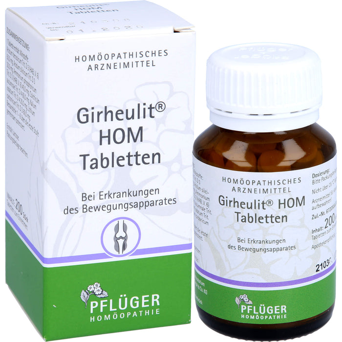 Girheulit HOM Tabletten bei Erkrankungen des Bewegungsapparates, 200 St. Tabletten