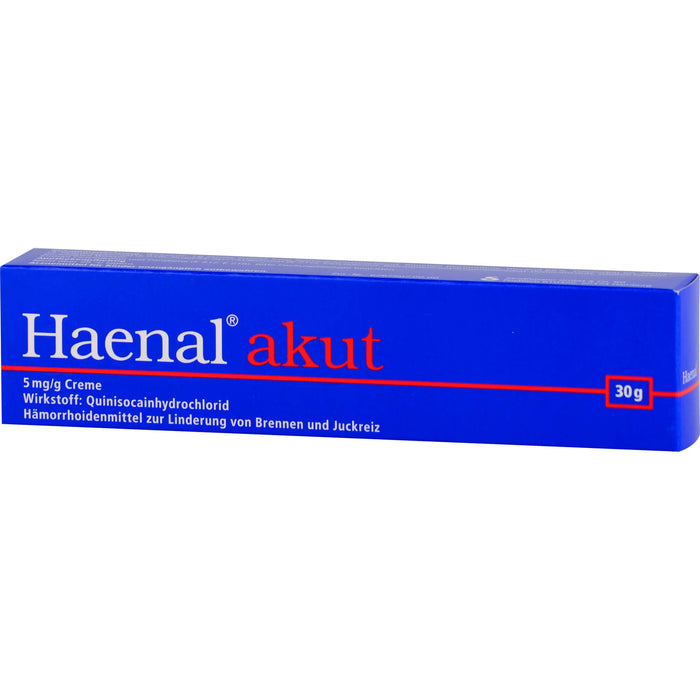 Haenal  akut, 5 mg/g Creme, 30 g Cream