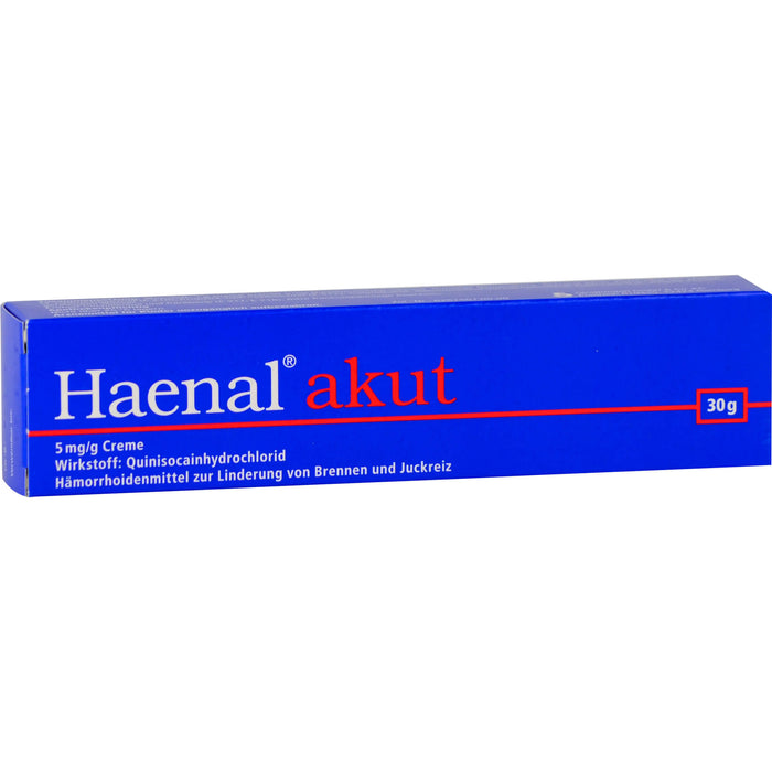 Haenal akut, 5 mg/g Creme, 30 g Cream