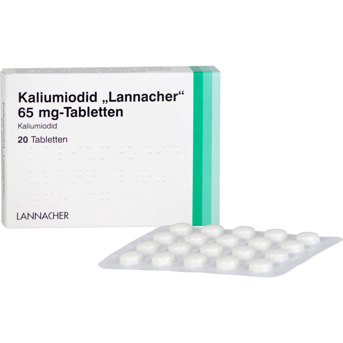 Kaliumiodid Lannacher 65 mg-Tabletten, 20 pcs. Tablets
