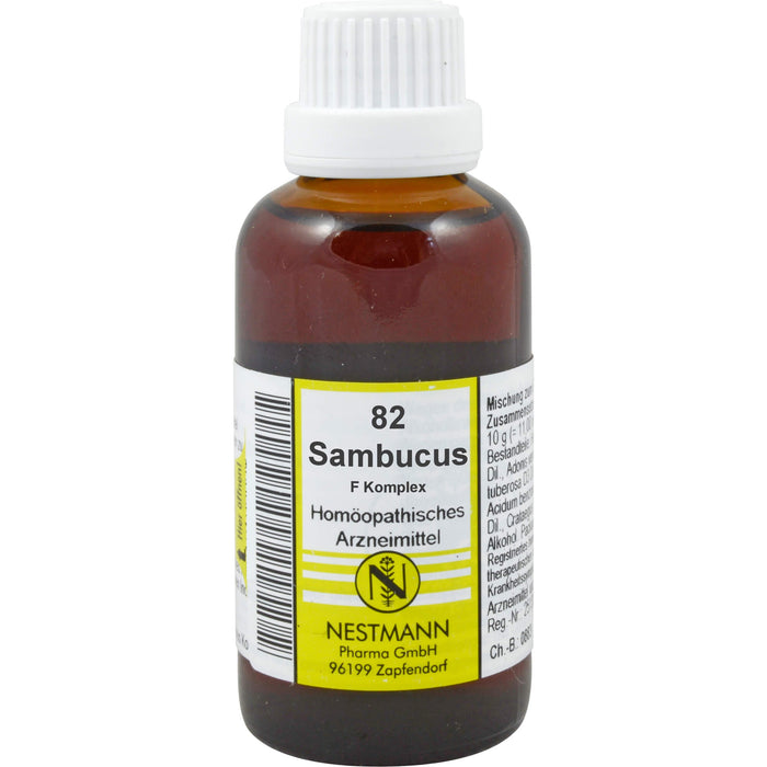 NESTMANN Sambucus F Komplex Nr. 82 flüssige Verdünnung, 50 ml Lösung