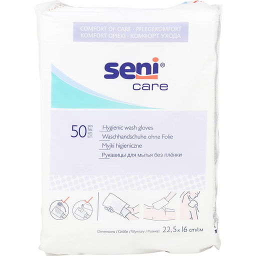 SENI WASCHHANDSCH UNFOLIERT, 50 St. Handschuhe