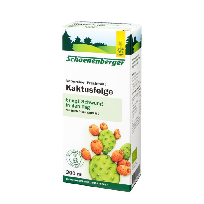 Schoenenberger Naturreiner Fruchtsaft Kaktusfeige, 200 ml Solution