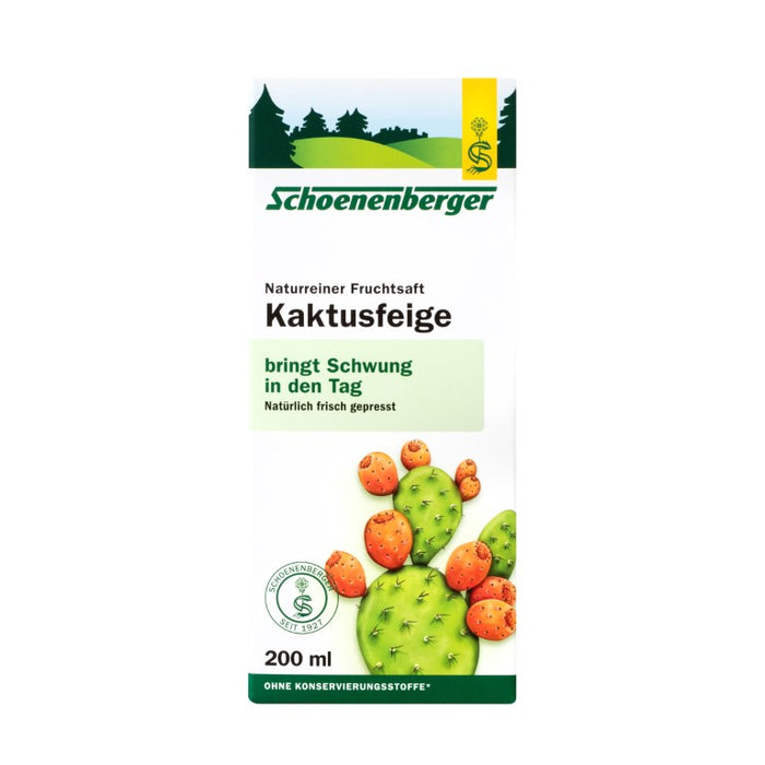 Schoenenberger Naturreiner Fruchtsaft Kaktusfeige, 200 ml Solution
