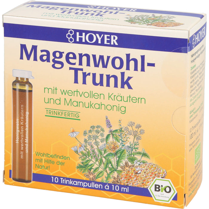 HOYER Magenwohl-Trunk Trinkampullen, 10X10 ml TRA