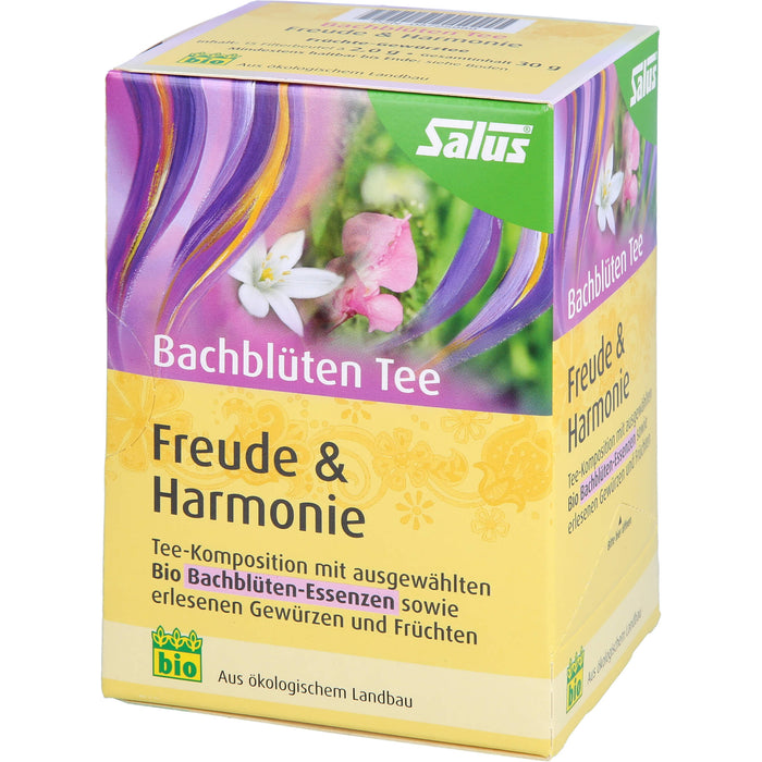 Salus Bachblüten Tee Freude & Harmonie bio, 15 St. Filterbeutel