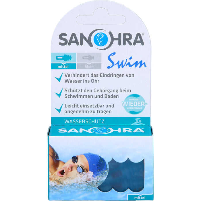 SANOHRA swim Ohrenschutz für Erwachsene, 2 pcs. Earplugs