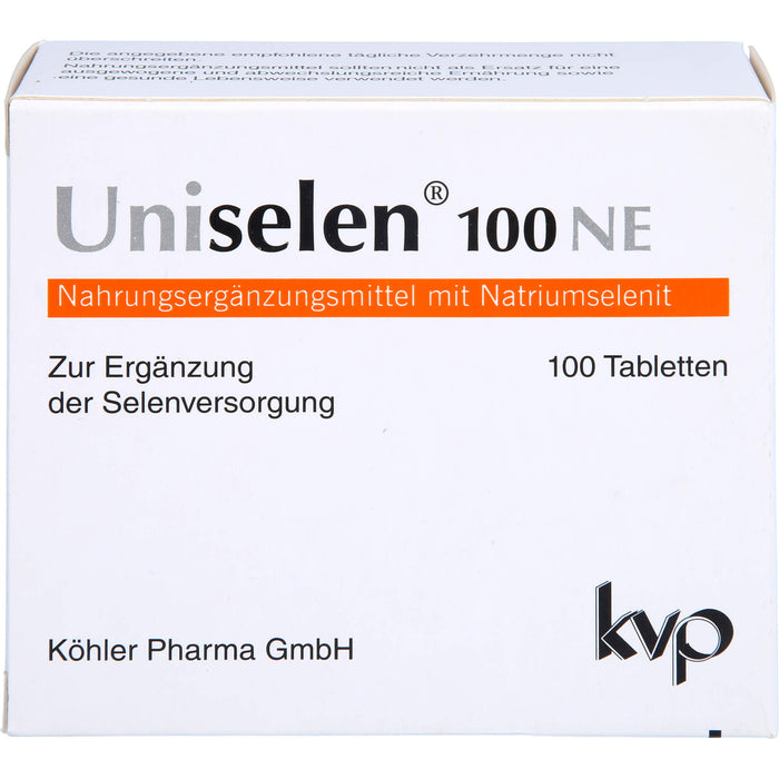 Uniselen 100 NE, 100 St. Tabletten