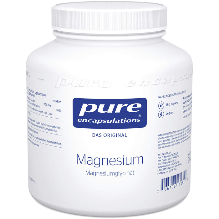 pure encapsulations Magnesium Magnesiumglycinat  Kapseln, 180 pc Capsules