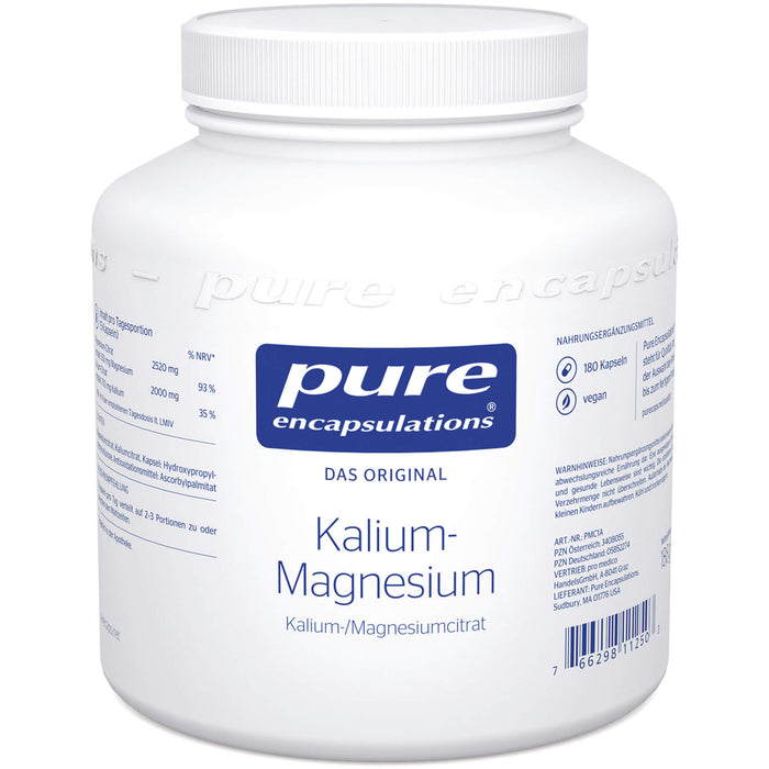Pure Encapsulations Kalium-Magnesium (Citrat) Kapseln, 180 St. Kapseln