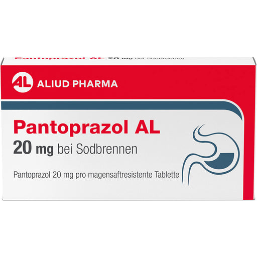 Pantoprazol AL 20 mg Tabletten bei Sodbrennen, 7 St. Tabletten