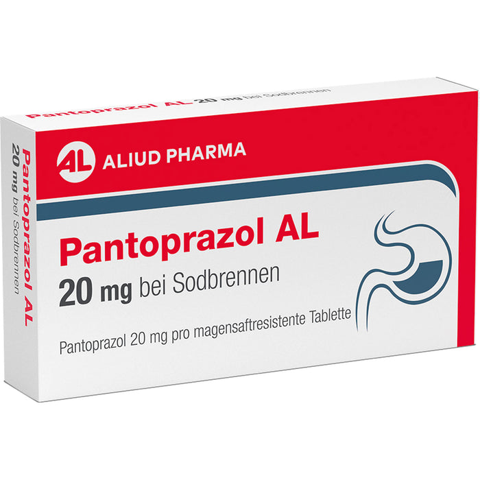 Pantoprazol AL 20 mg Tabletten bei Sodbrennen, 7 pc Tablettes